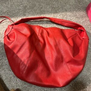 Free People Vibrant Red Bag